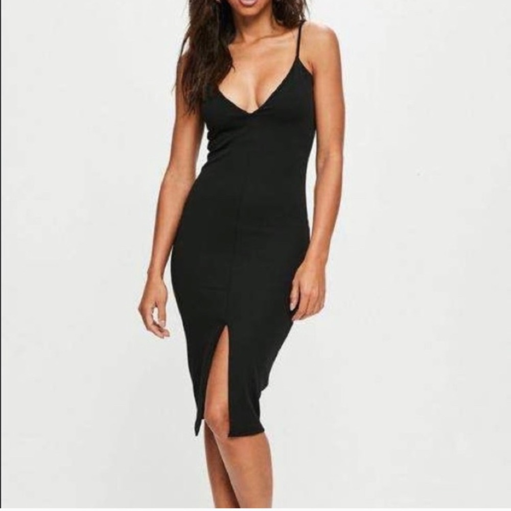 NWT misguided scuba plunge midi